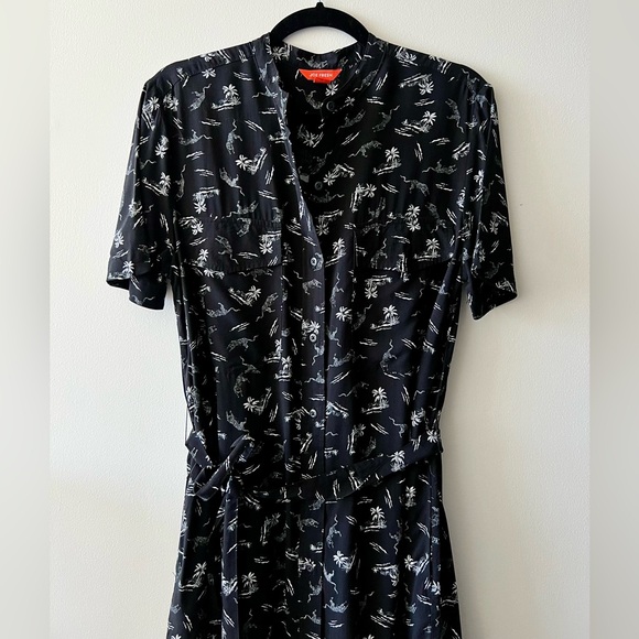 Joe Fresh Black and White Shirtdress - NWOT - Picture 3 of 10